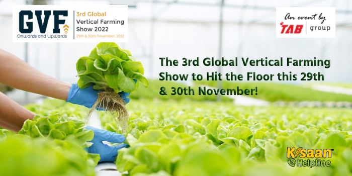 The 3rd Global Vertical Farming Show to Hit the Floor this 29th & 30th November